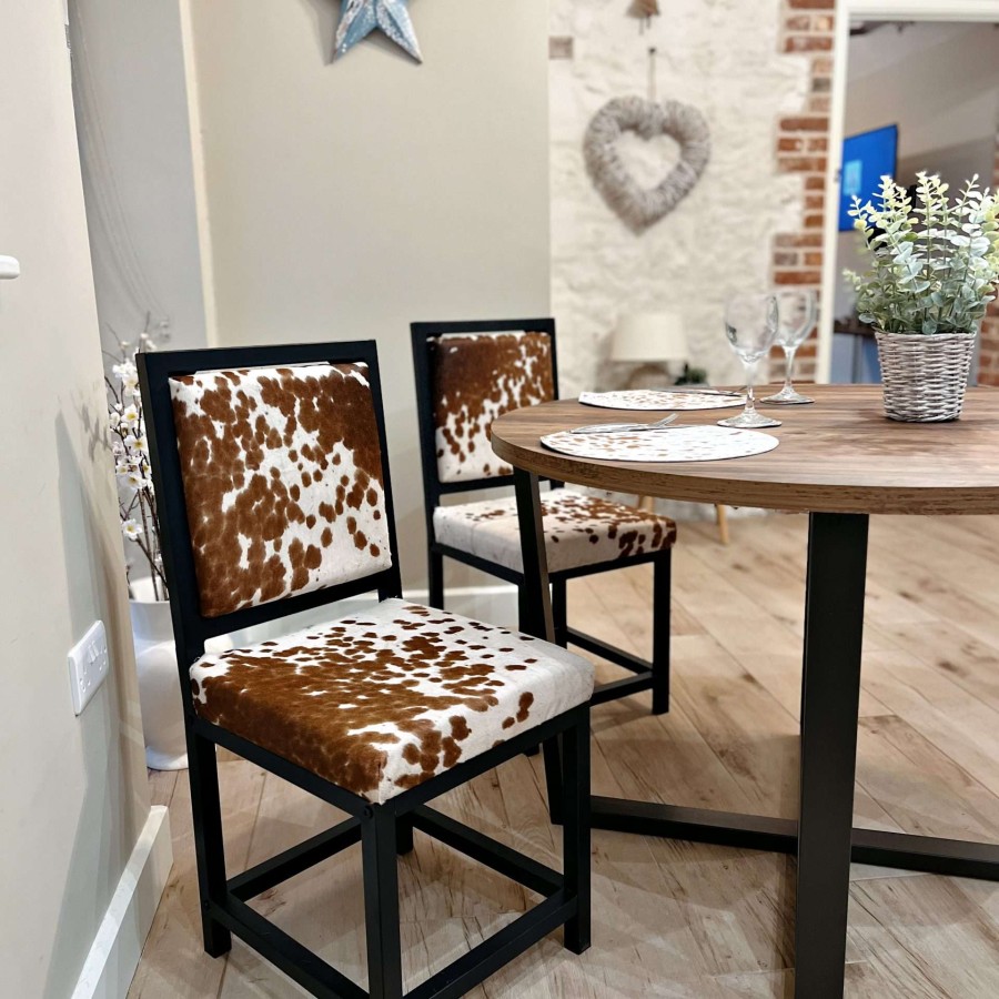 Cowhide dining chairs handmade / custom made 5
