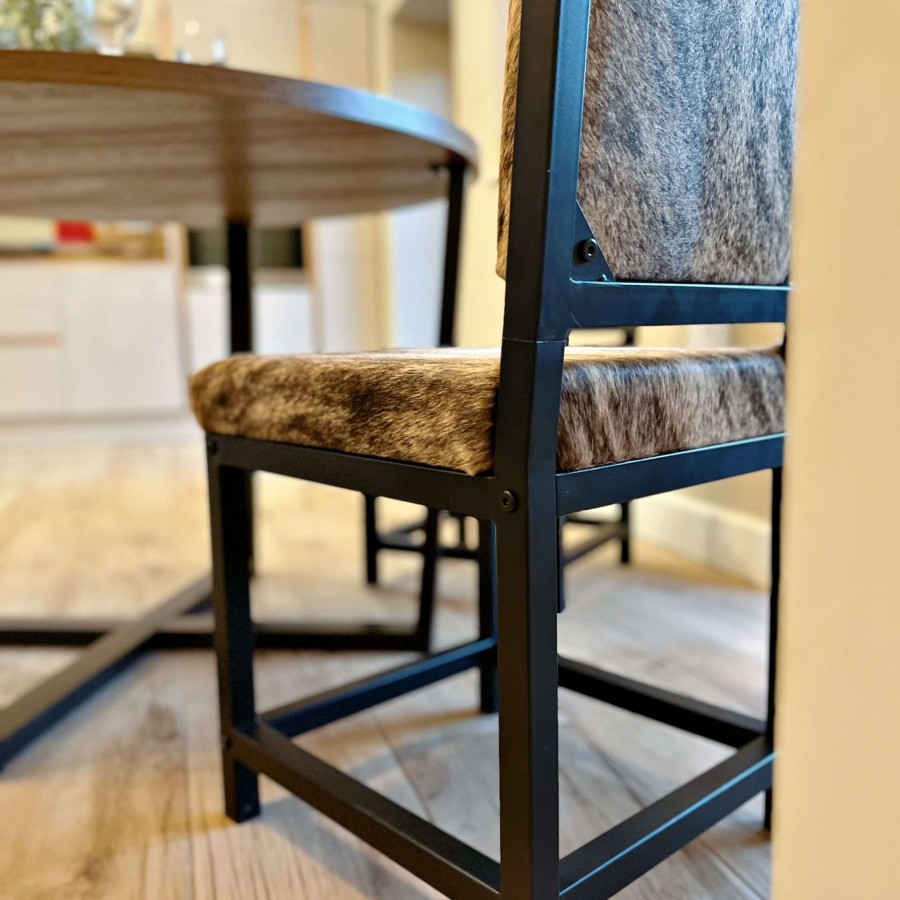 Cowhide dining chairs handmade / custom made 6