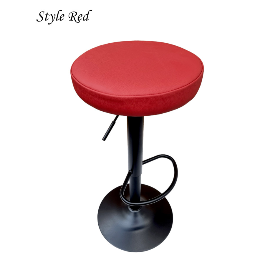 Genuine Leather adjustable height counter top stool / Barstool - Various leather colors Available - GL 1