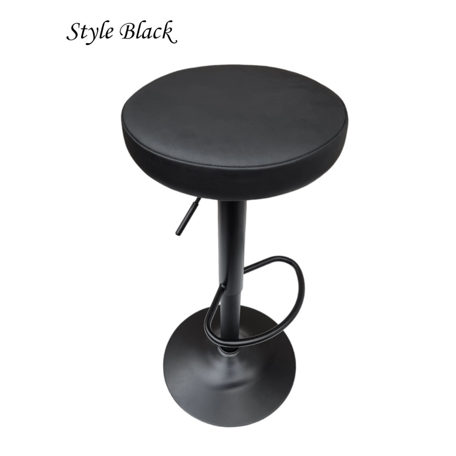 Genuine Leather adjustable height counter top stool / Barstool - Various leather colors Available - GL 2