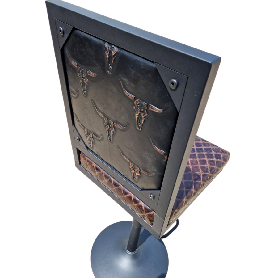 Western style Leather counter height barstools height stools - GLBK 6