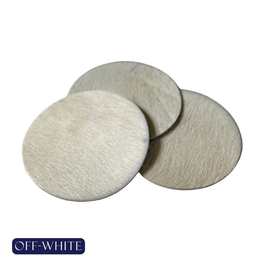 Cowhide coasters - wedding favour - Genuine cowhide - priced per coaster - Huge variety of options, Handmade 3