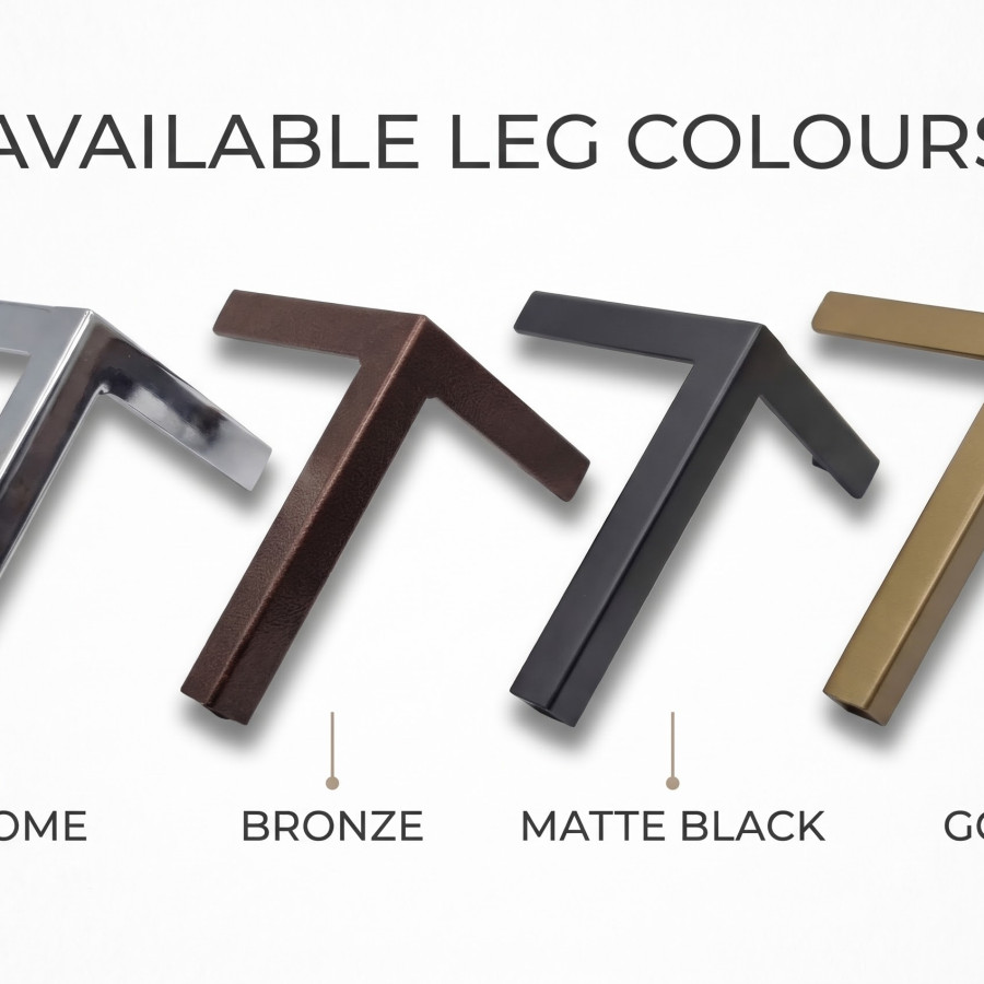 Genuine Cowhide Hair on Hide Bedroom Bench - End of Bed Upholstered Seating with Metal Legs - LFB70 3