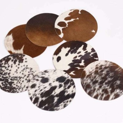 Cowhide dinner placemat, house warming gift
