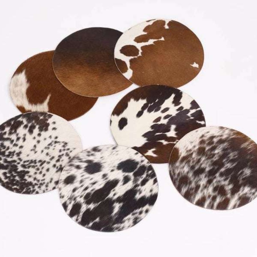 Cowhide dinner placemat, house warming gift 0