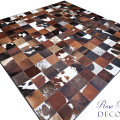 Cowhide rug - 2.6 x 1.8m - Custom made | Handmade | Cowhide patchwork area rug